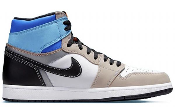 Nike Air Jordan 1 Retro Korkeat Topit Og Koripallokengät Miehille Monivärinen