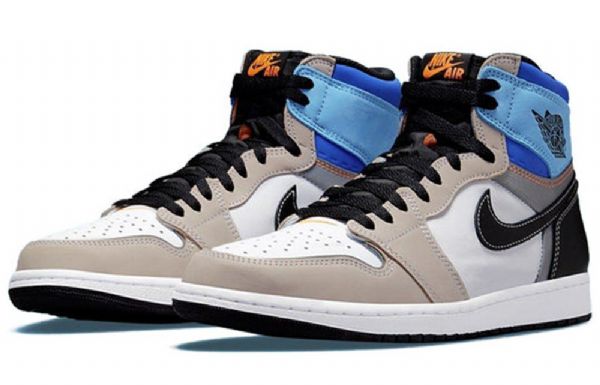 Nike Air Jordan 1 Retro Korkeat Topit Og Koripallokengät Miehille Monivärinen
