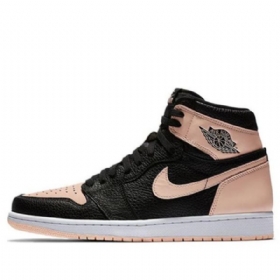 Nike Air Jordan 1 Retro Korkeat Topit Og Koripallokengät Miehille Musta Coral