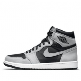 Nike Air Jordan 1 Retro Korkeat Topit Og Koripallokengät Miehille Musta Harmaa