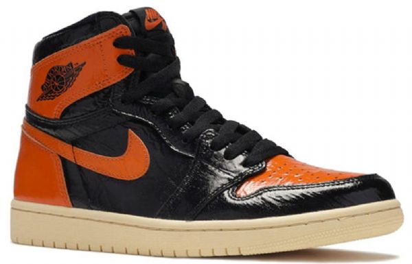 Nike Air Jordan 1 Retro Korkeat Topit Og Koripallokengät Miehille Musta Oranssi