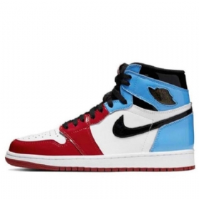 Nike Air Jordan 1 Retro Korkeat Topit Og Koripallokengät Miehille Punainen Valkoinen Sininen