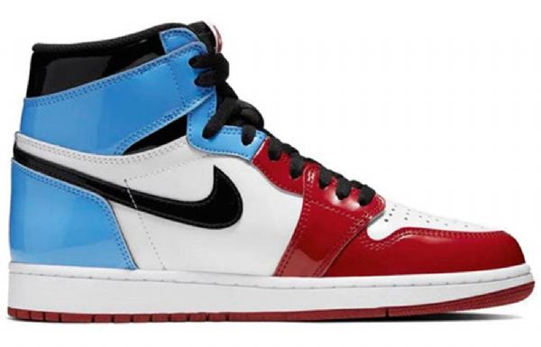 Nike Air Jordan 1 Retro Korkeat Topit Og Koripallokengät Miehille Punainen Valkoinen Sininen