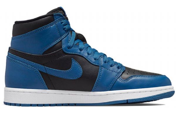 Nike Air Jordan 1 Retro Korkeat Topit Og Koripallokengät Miehille Tummansininen