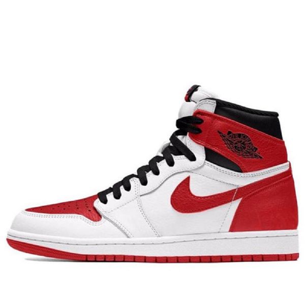 Nike Air Jordan 1 Retro Korkeat Topit Og Koripallokengät Miehille Valkoinen