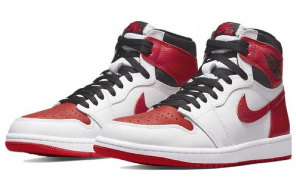 Nike Air Jordan 1 Retro Korkeat Topit Og Koripallokengät Miehille Valkoinen
