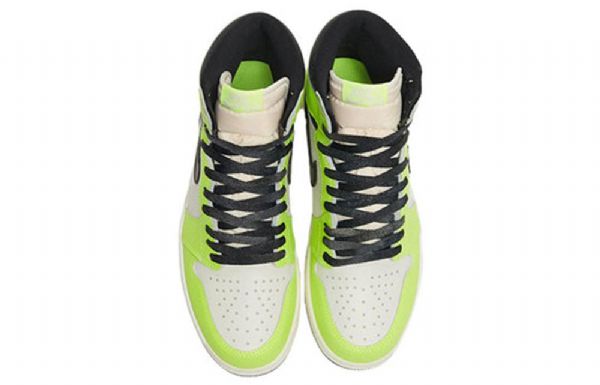 Nike Air Jordan 1 Retro Korkeat Topit Og Koripallokengät Miehille Vihreä Valkoinen