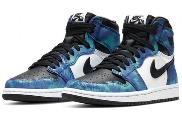 Nike Air Jordan 1 Retro Korkeat Topit Og Koripallokengät Naisille Siniset
