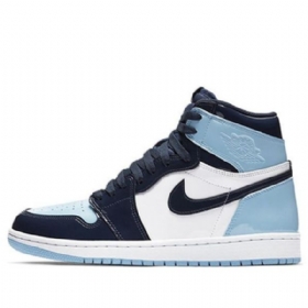 Nike Air Jordan 1 Retro Korkeat Topit Og Koripallokengät Naisille Siniset