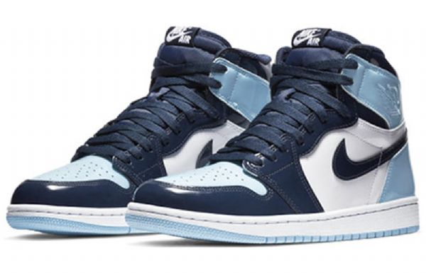 Nike Air Jordan 1 Retro Korkeat Topit Og Koripallokengät Naisille Siniset