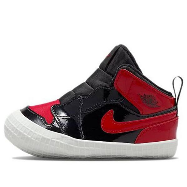 Nike Air Jordan 1 Retro Korkeat Topit Og Lastensänkykengät Valkoinen Punainen