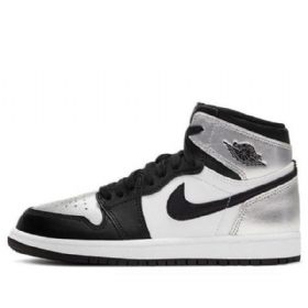 Nike Air Jordan 1 Retro Korkeat Topit Og Ps Koripallokengät Miehille Hopea