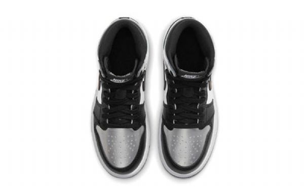 Nike Air Jordan 1 Retro Korkeat Topit Og Ps Koripallokengät Miehille Hopea