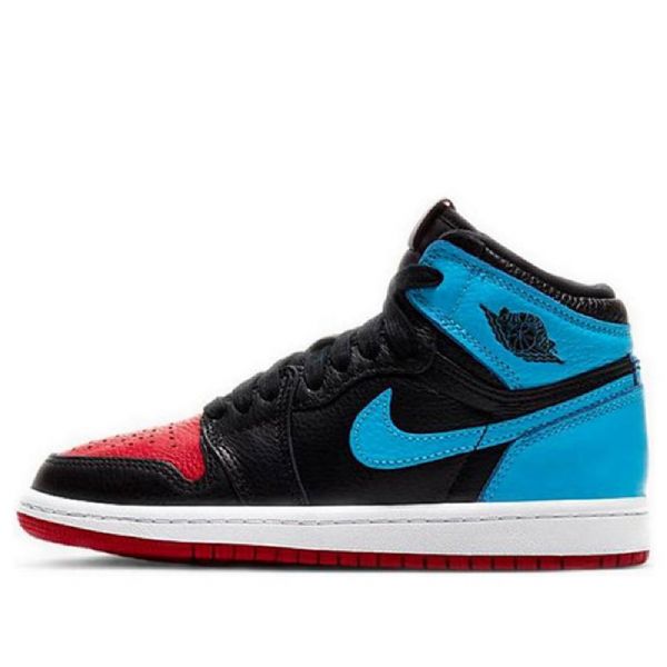 Nike Air Jordan 1 Retro Korkeat Topit Og Ps Koripallokengät Miehille Musta Sininen