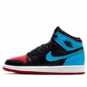 Nike Air Jordan 1 Retro Korkeat Topit Og Ps Koripallokengät Miehille Musta Sininen