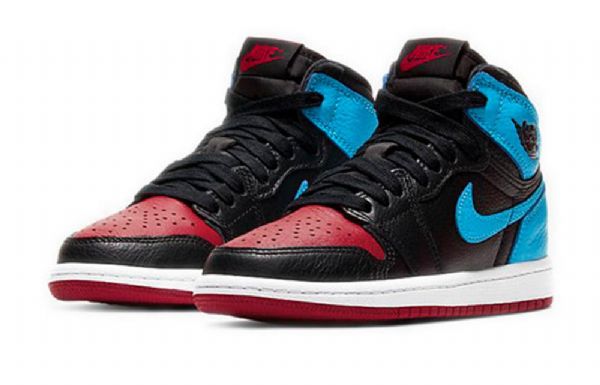 Nike Air Jordan 1 Retro Korkeat Topit Og Ps Koripallokengät Miehille Musta Sininen