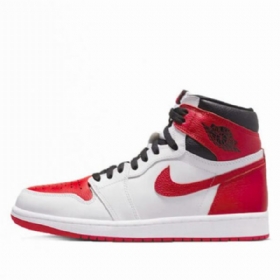 Nike Air Jordan 1 Retro Korkeat Topit Og Ps Koripallokengät Miehille Valkoinen