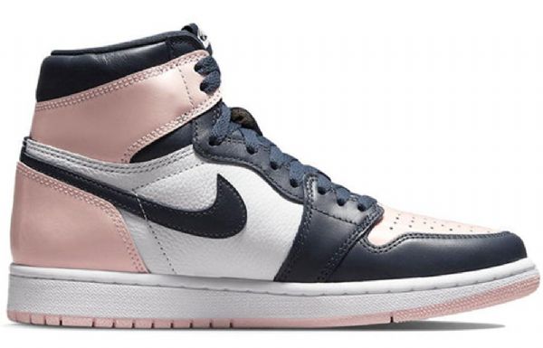 Nike Air Jordan 1 Retro Korkeat Topit Og Se Koripallokengät Naisille Laivastonsininen Vaaleanpunainen Valkoinen