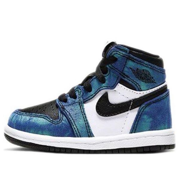Nike Air Jordan 1 Retro Korkeat Topit Og Td Koripallokengät Lapsille Siniset