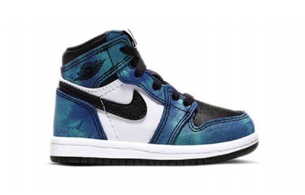 Nike Air Jordan 1 Retro Korkeat Topit Og Td Koripallokengät Lapsille Siniset