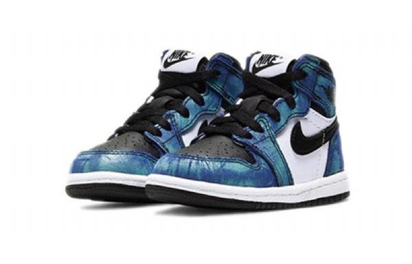 Nike Air Jordan 1 Retro Korkeat Topit Og Td Koripallokengät Lapsille Siniset