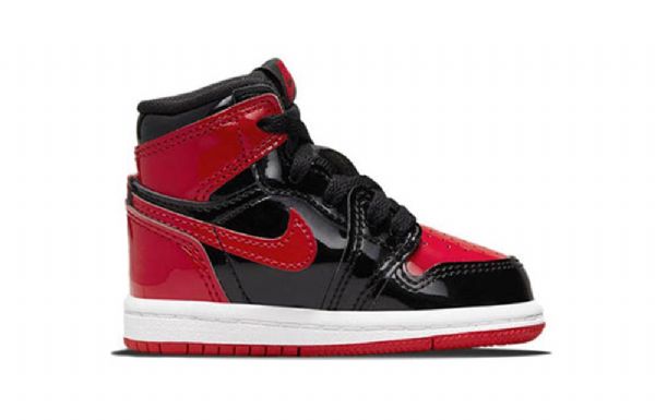 Nike Air Jordan 1 Retro Korkeat Topit Og Td Koripallokengät Lapsille Valkoinen Punainen
