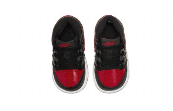 Nike Air Jordan 1 Retro Korkeat Topit Og Td Koripallokengät Lapsille Valkoinen Punainen
