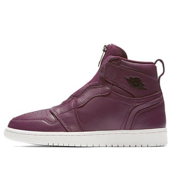 Nike Air Jordan 1 Retro Korkeat Topit Vetoketjulliset Koripallokengät Naisille Burgundy