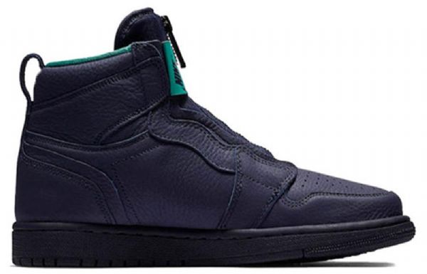 Nike Air Jordan 1 Retro Korkeat Topit Vetoketjulliset Koripallokengät Naisille Siniset