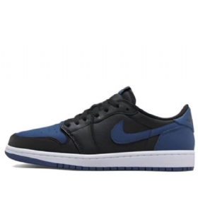 Nike Air Jordan 1 Retro Low Tops Og Lenkkarit Naisille Laivastonsininen
