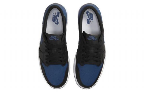 Nike Air Jordan 1 Retro Low Tops Og Lenkkarit Naisille Laivastonsininen