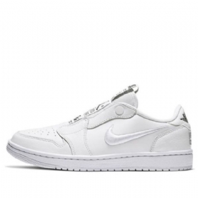 Nike Air Jordan 1 Retro Low Tops Slip Koripallokengät Naisille Valkoinen