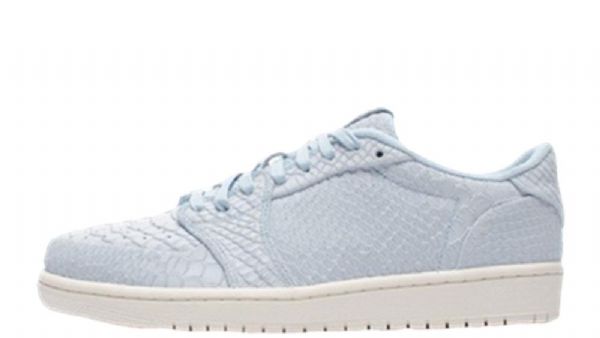 Nike Air Jordan Air 1 Retro Matalat Topit Ei Swoosh Ice Kengät Miehille Sininen