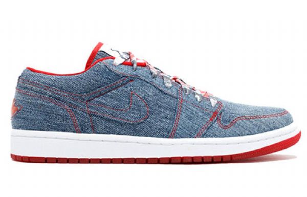 Nike Air Jordan 1 Retro Matalat Topit Koripallokengät Naisille Laivastonsininen