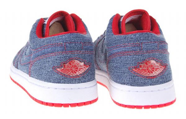 Nike Air Jordan 1 Retro Matalat Topit Koripallokengät Naisille Laivastonsininen