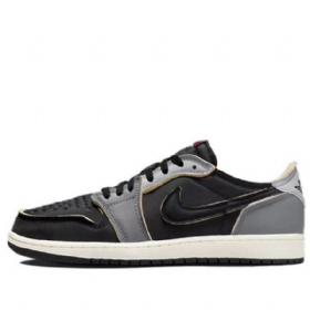 Nike Air Jordan 1 Retro Matalat Topit Og Ex Koripallokengät Miehille Tummanharmaa