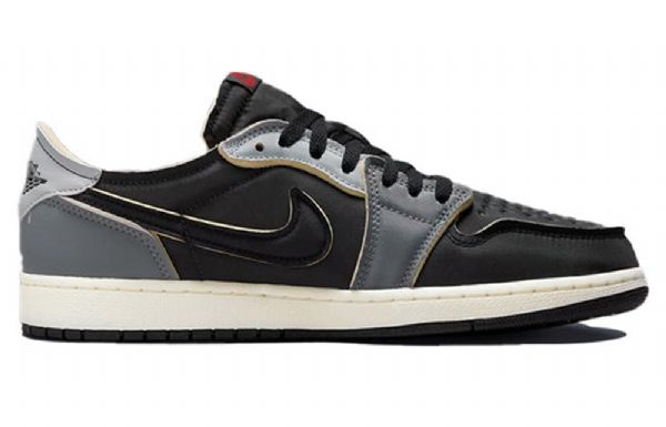 Nike Air Jordan 1 Retro Matalat Topit Og Ex Koripallokengät Miehille Tummanharmaa