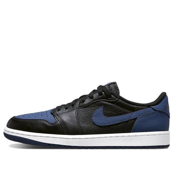 Nike Air Jordan 1 Retro Matalat Topit Og Koripallokengät Miehille Laivastonsininen