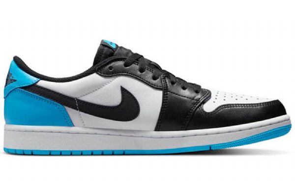 Nike Air Jordan 1 Retro Matalat Topit Og Koripallokengät Miehille Sininen Valkoinen