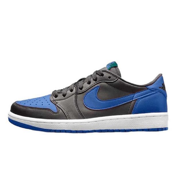 Nike Air Jordan 1 Retro Matalat Topit Og Varsity Royal Kengät Miehille Musta Sininen
