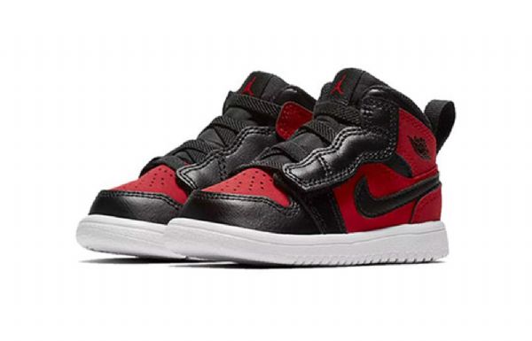Nike Air Jordan 1 Retro Mid Tops Alt Td Kengät Lapsille Punainen