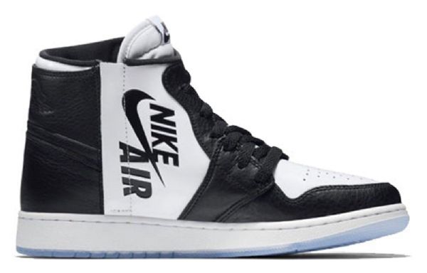 Nike Air Jordan 1 Retro Rebel Koripallokengät Naisille Mustavalkoinen