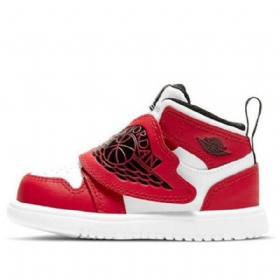Nike Air Jordan 1 Sky Logo Td Kengät Lapsille Punainen Musta Valkoinen
