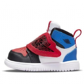 Nike Air Jordan 1 Sky Logo Td Kengät Lapsille Punainen Sininen Valkoinen