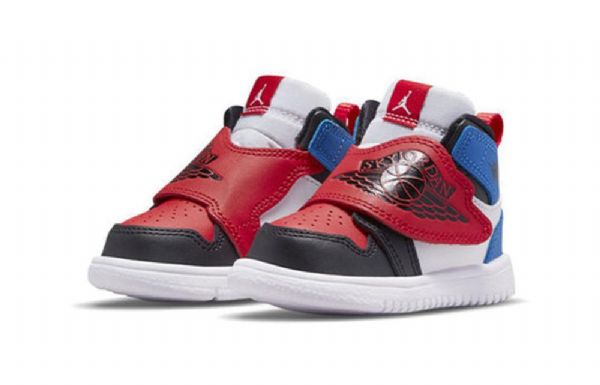 Nike Air Jordan 1 Sky Logo Td Kengät Lapsille Punainen Sininen Valkoinen