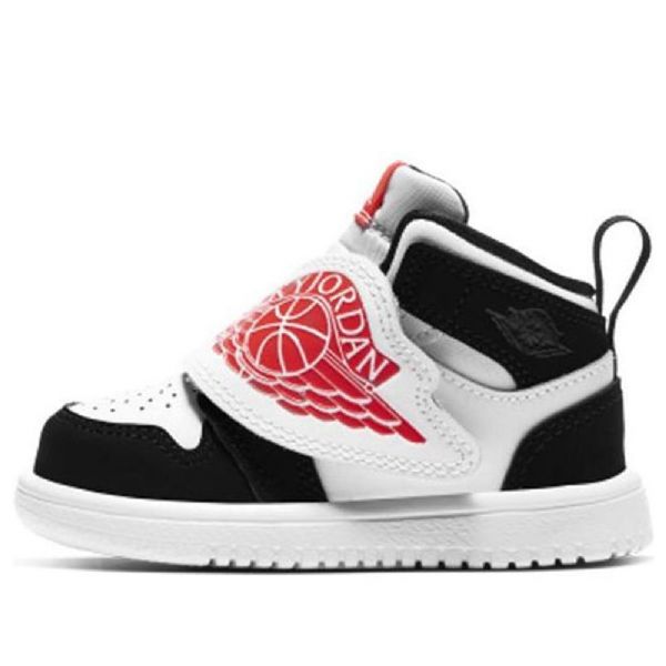 Nike Air Jordan 1 Sky Logo Td Kengät Lapsille Valkoinen Punainen Musta