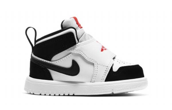 Nike Air Jordan 1 Sky Logo Td Kengät Lapsille Valkoinen Punainen Musta