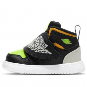 Nike Air Jordan 1 Sky Td Kengät Lapsille Musta Vihreä