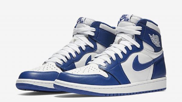 Nike Air Jordan 1 Storm Kengät Miehille Sininen Valkoinen