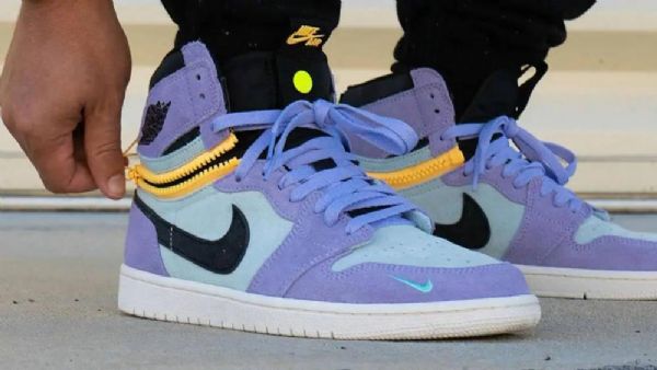 Nike Air Jordan 1 Switch Pulssikengät Miehille Violetti